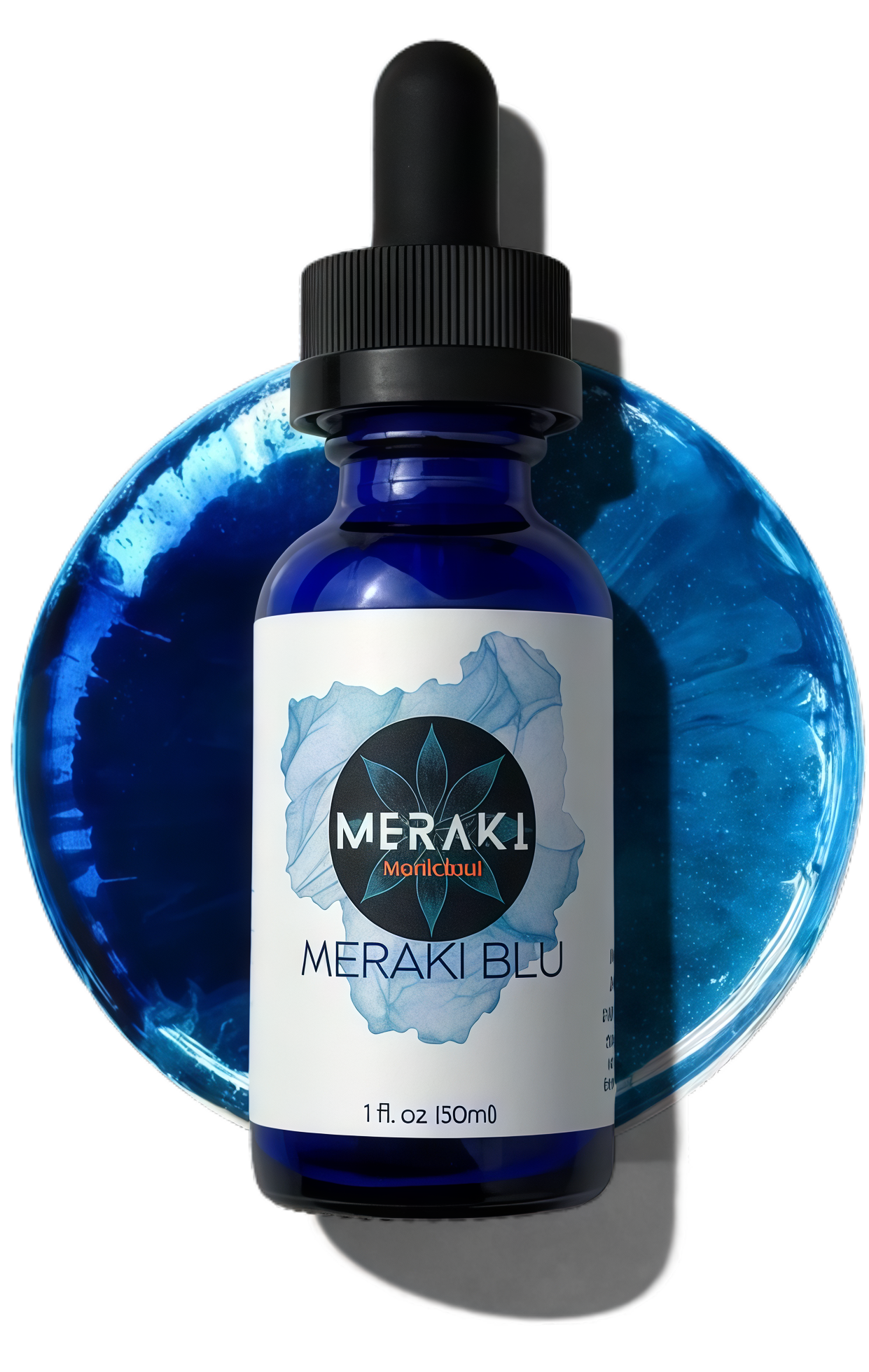Meraki Blu USP Grade Methylene Blue Solution – Third-Party Tested 1% Liquid Formula, High Purity Blue Formula, 30ml Glass Dropper Bottle